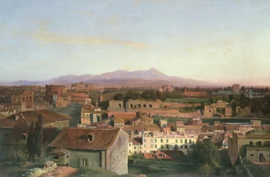 Uitzicht vanuit Rome, 1845